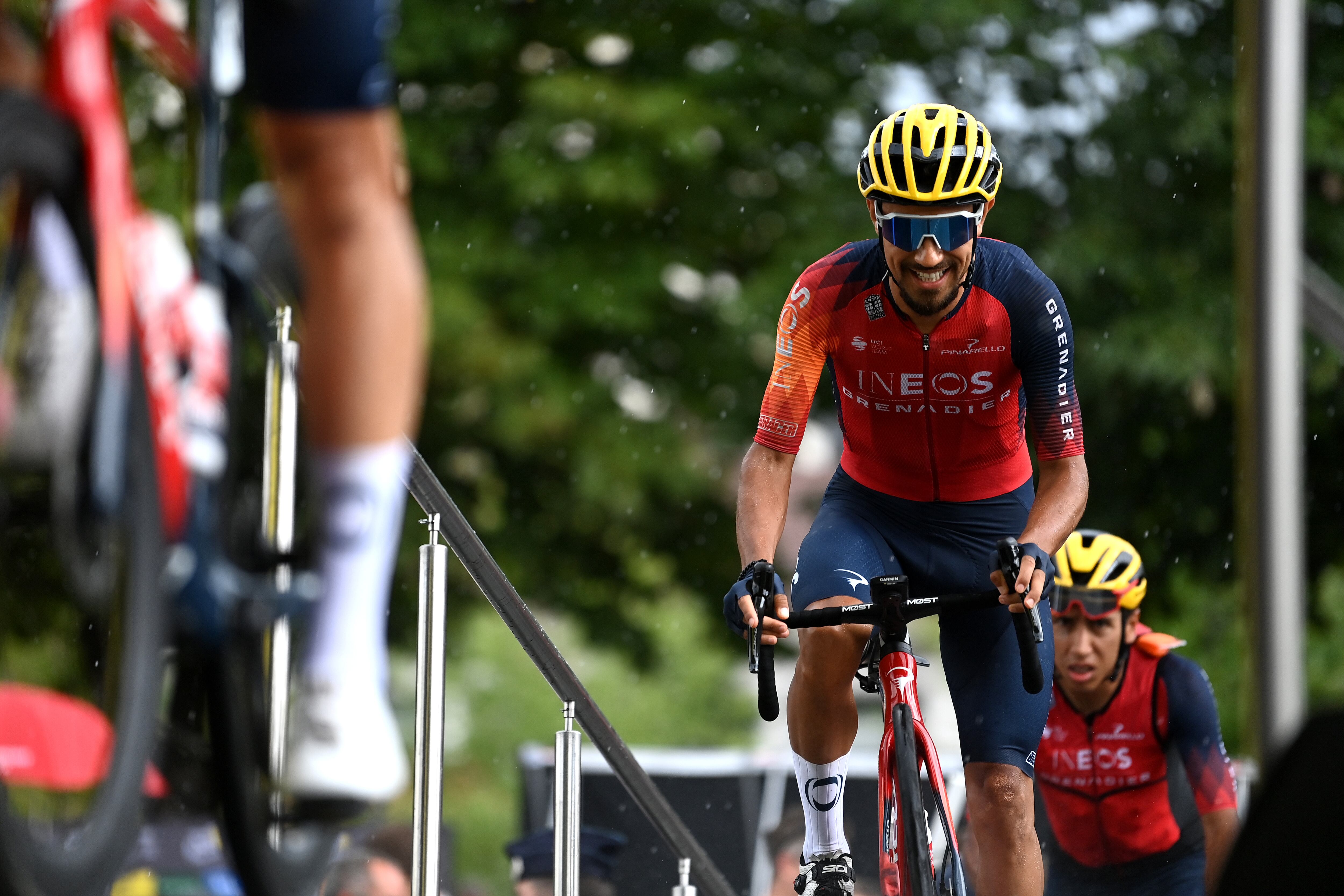 Daniel Felipe Martínez, pedalista colombiano del INEOS Team. (Photo by Tim de Waele/Getty Images)