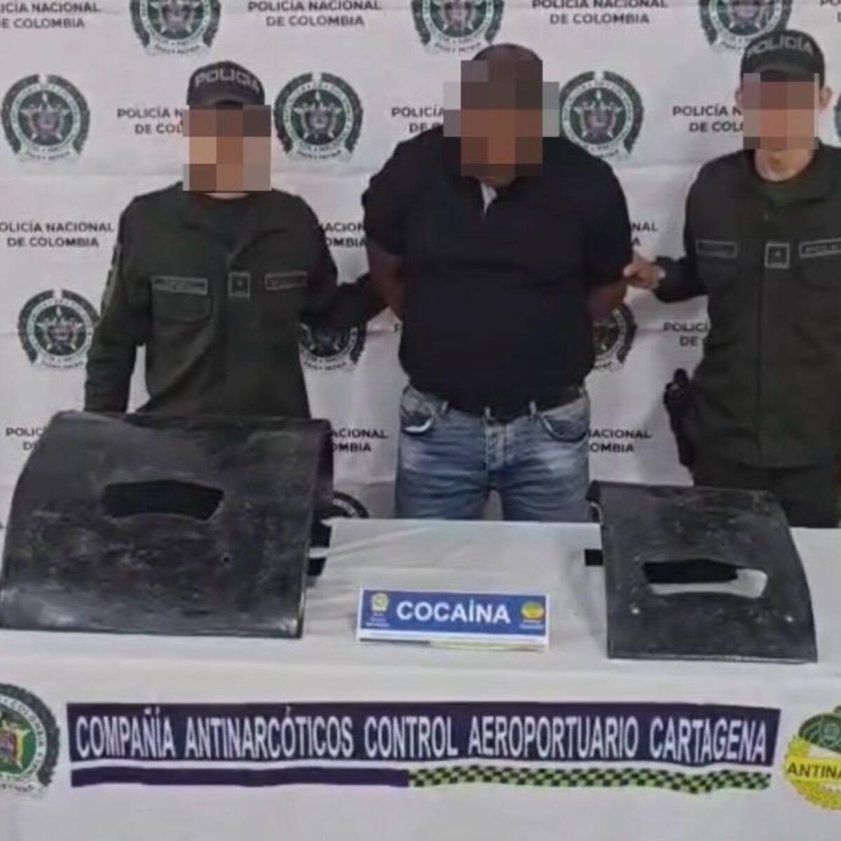 Capturado en Cartagena un sujeto con cocaína, cuando pretendía abordar un vuelo a Ámsterdam