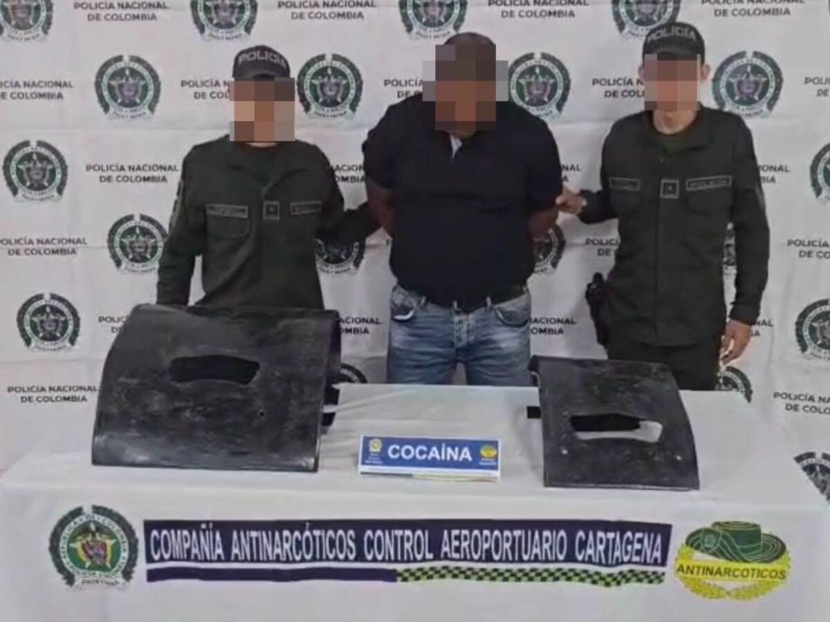 Capturado en Cartagena un sujeto con cocaína, cuando pretendía abordar un vuelo a Ámsterdam