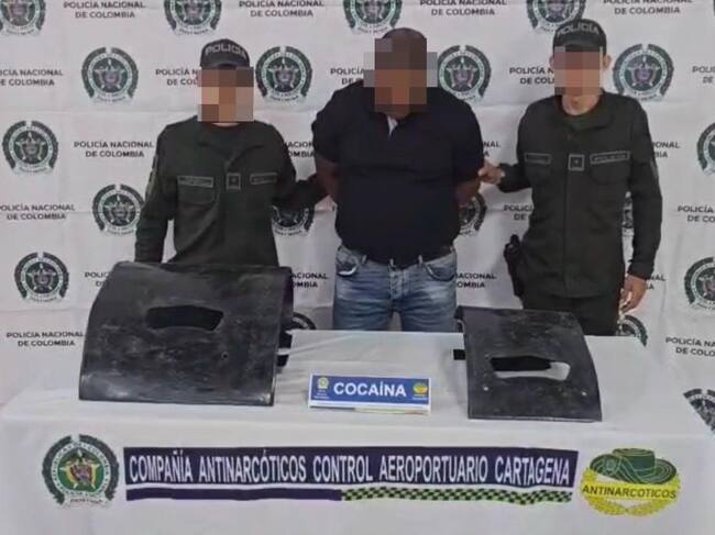 Capturado en Cartagena un sujeto con cocaína, cuando pretendía abordar un vuelo a Ámsterdam