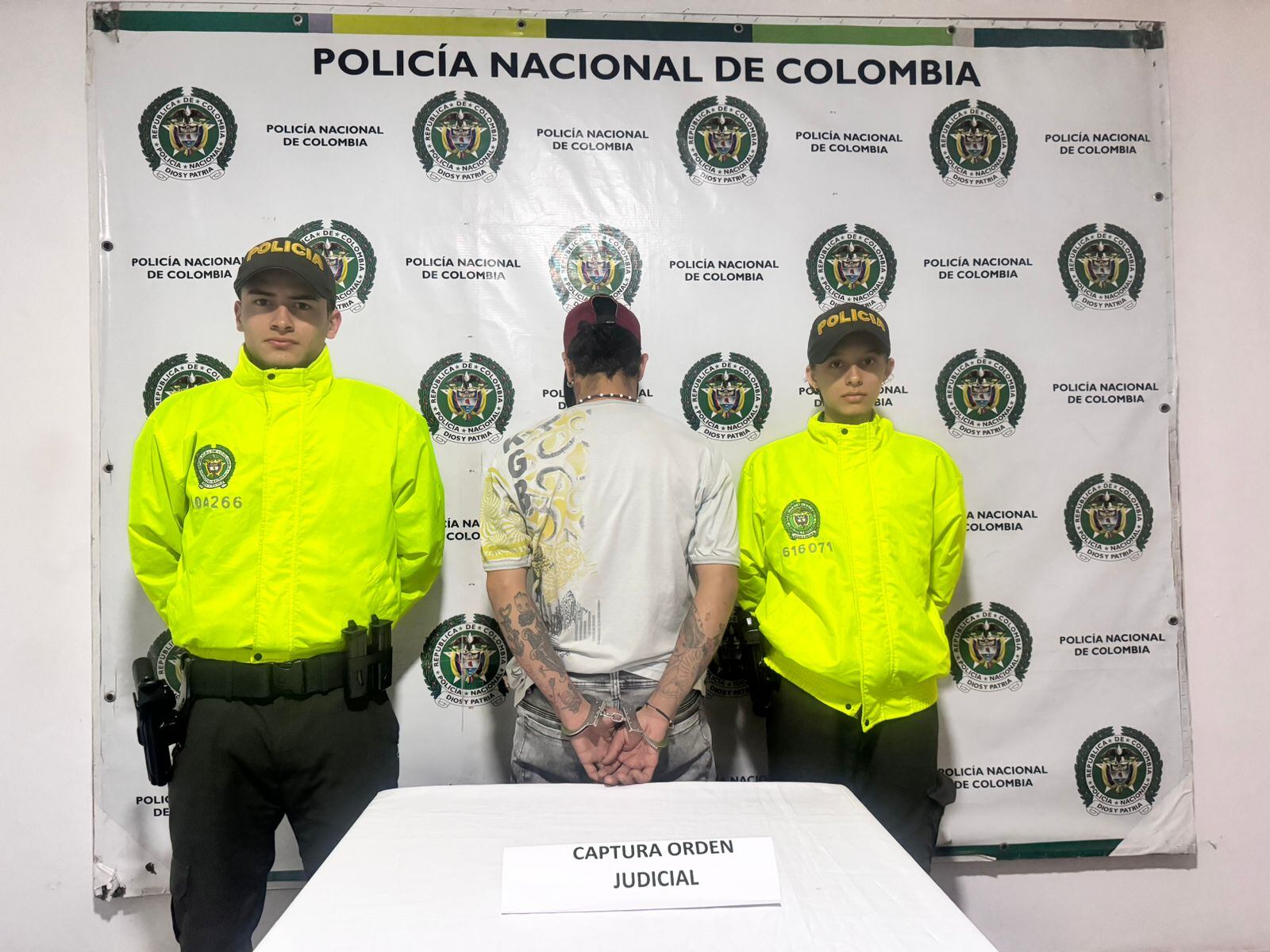 Fotografía suministrada: Policía de Risaralda