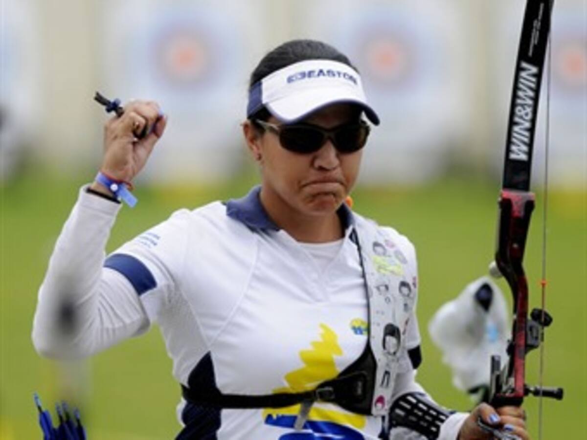 Ana María Rendón y Daniel Pineda debutaron en el Tiro con Arco en Londres 2012