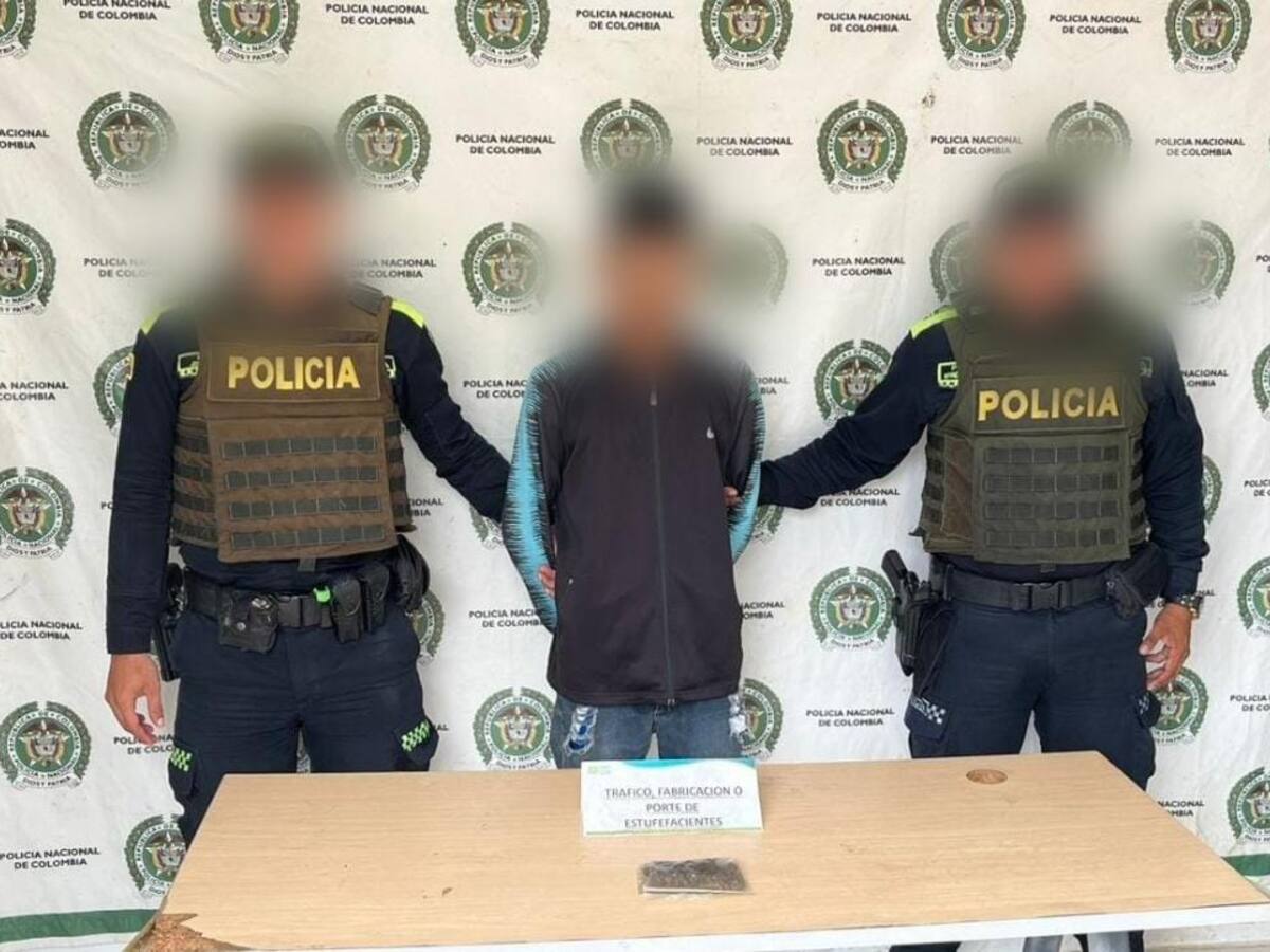 Cayó presunto expendedor de drogas en Arjona: le hallaron 115 dosis de marihuana