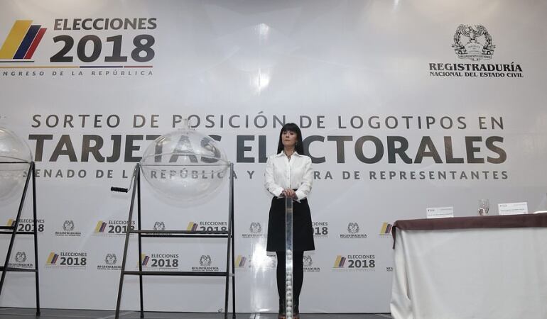 Sorteo de de posición de logotipos en tarjetas electorales
