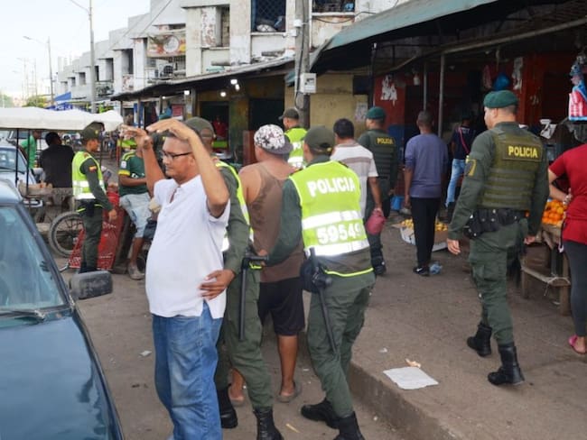 Realizan operativos contra extorsión en el Mercado de Bazurto en Cartagena