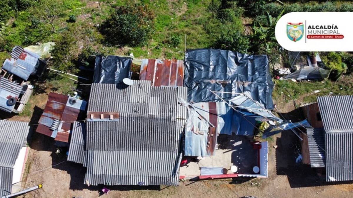 Para atender a 230 familias afectadas por lluvias, El Carmen de Atrato declaró la calamidad pública