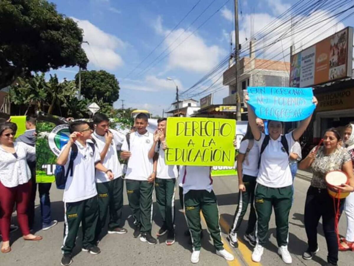 Semana de plantones y marchas en Risaralda liderados por maestros
