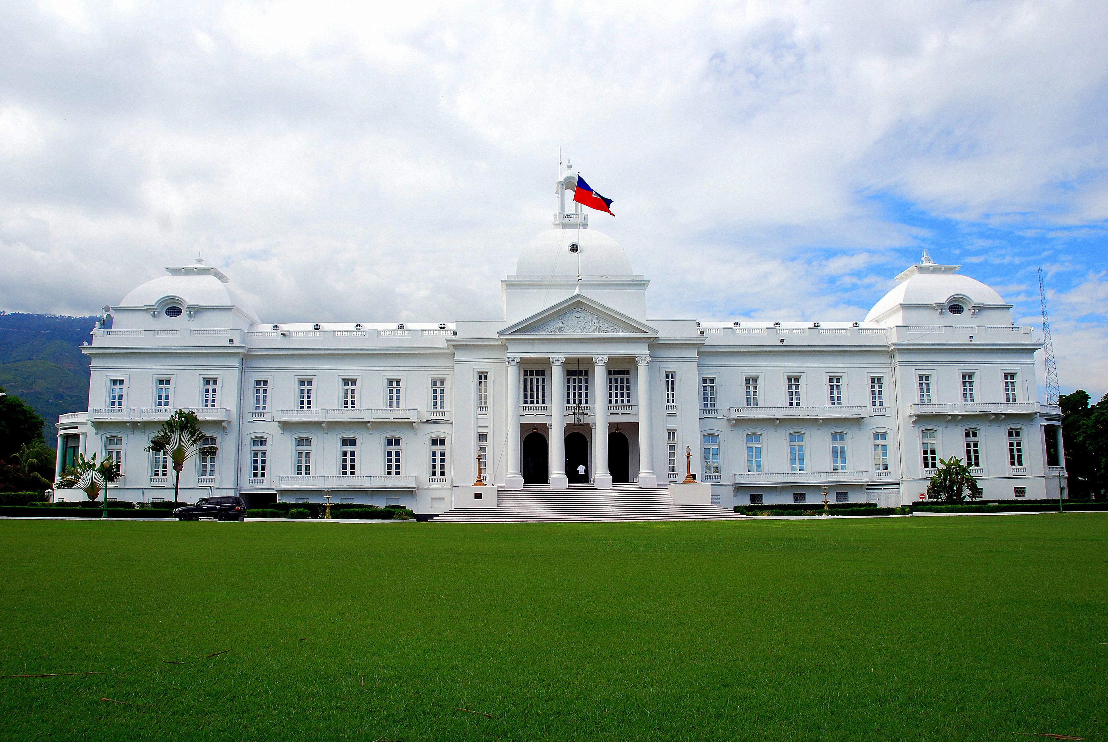 The capitol building of Haiti. Where the president lived. Taken in May of 2009 while visiting a couple missionaries near Port-au-Prince. As of January 2010 an earthquake in Haiti has completely destroyed this building.