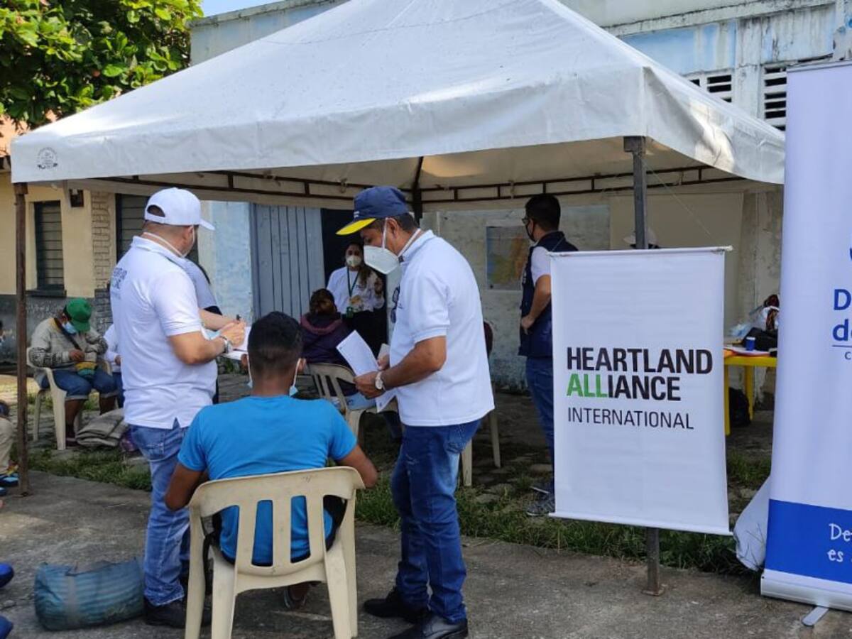 Defensoría instala carpa humanitaria para atender población migrante