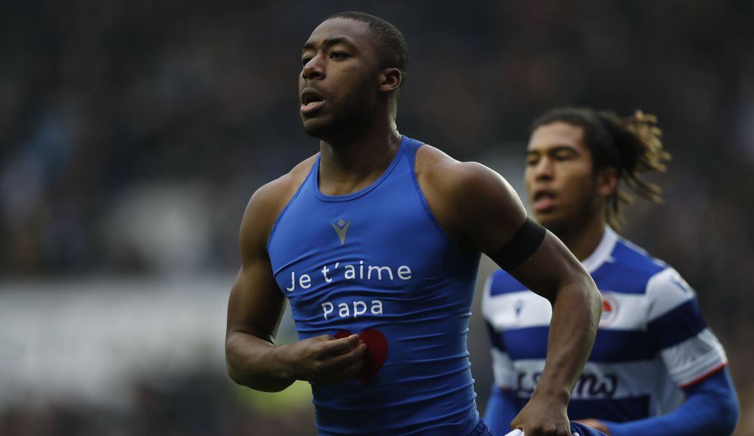 La camiseta de Meité en la celebración, que decía: "Te amo, papá"