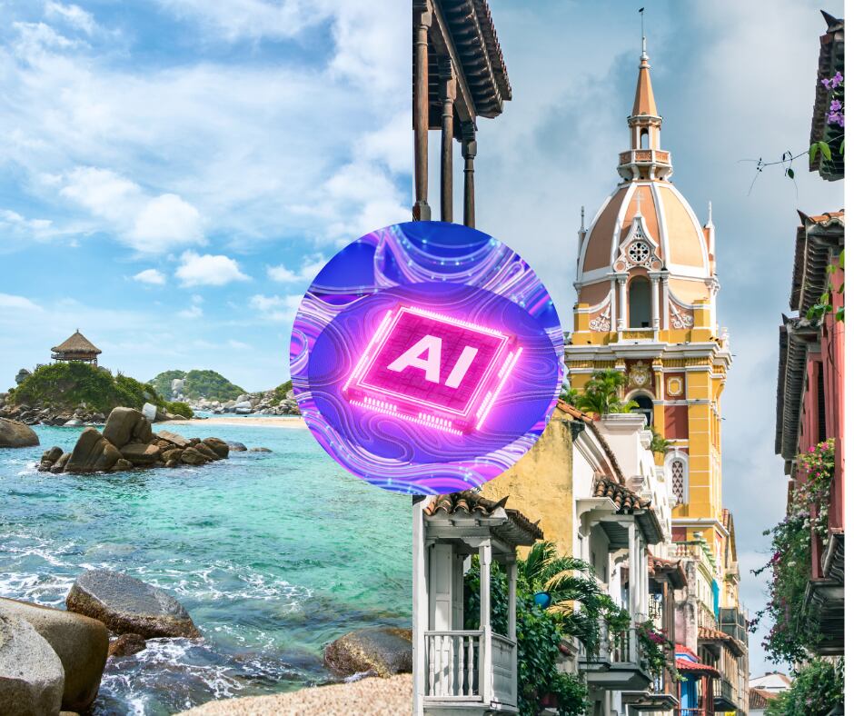 Cabo San Juan en el Parque Tirona y Centro Histórico de Cartagena + imagen de IA (Getty Images)