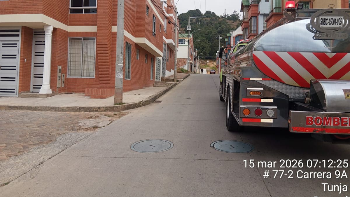 Varios barrios del norte de Tunja siguen sin servicio de agua