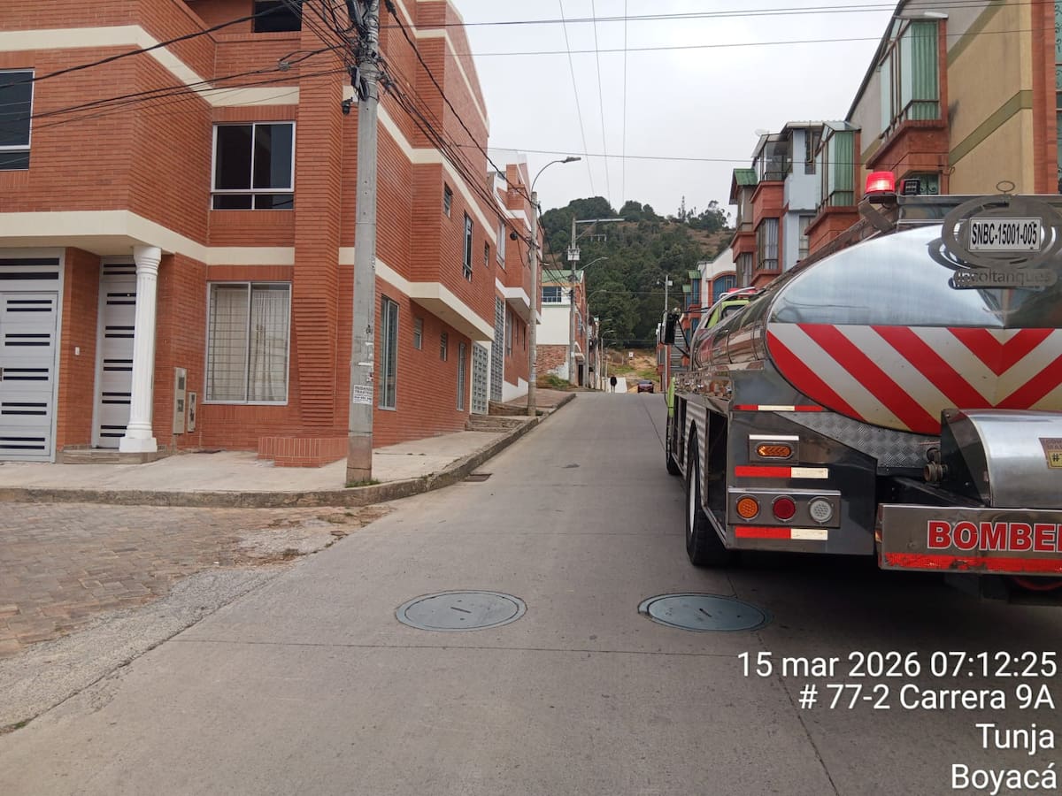 Varios barrios del norte de Tunja siguen sin servicio de agua