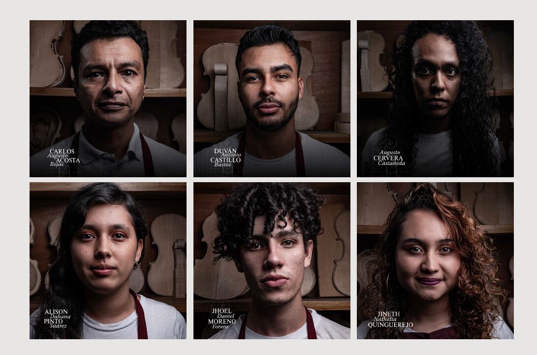 Los seis lutieres que se graduaron en Ibagué gracias al apoyo de la Fundación Salvi