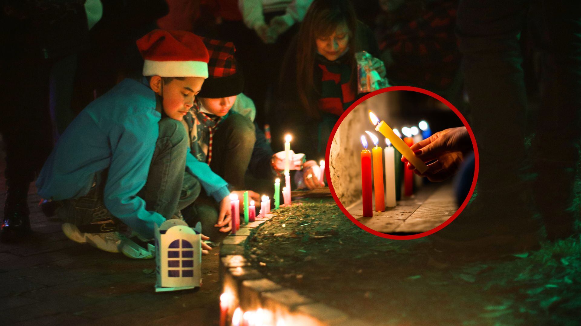 Día de velitas en Colombia. Fotos: Colprensa y Getty Images.