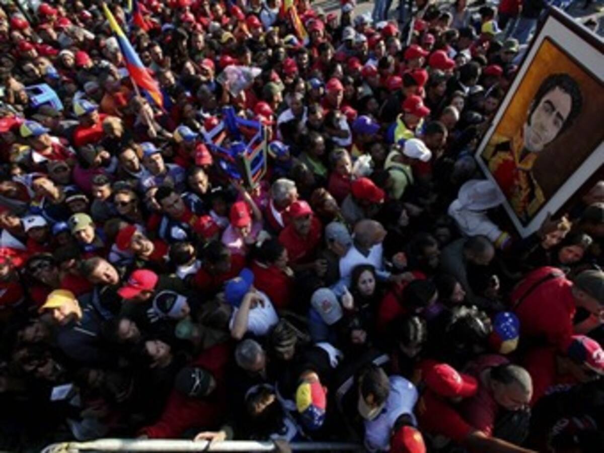 Calles venezolanas vacías en el día de funeral de Chávez y asunción de Maduro
