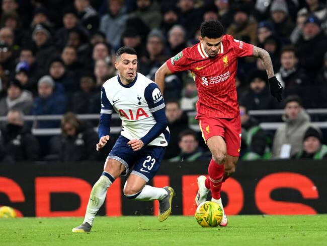 Luis Díaz vs. Tottenham / Getty Images