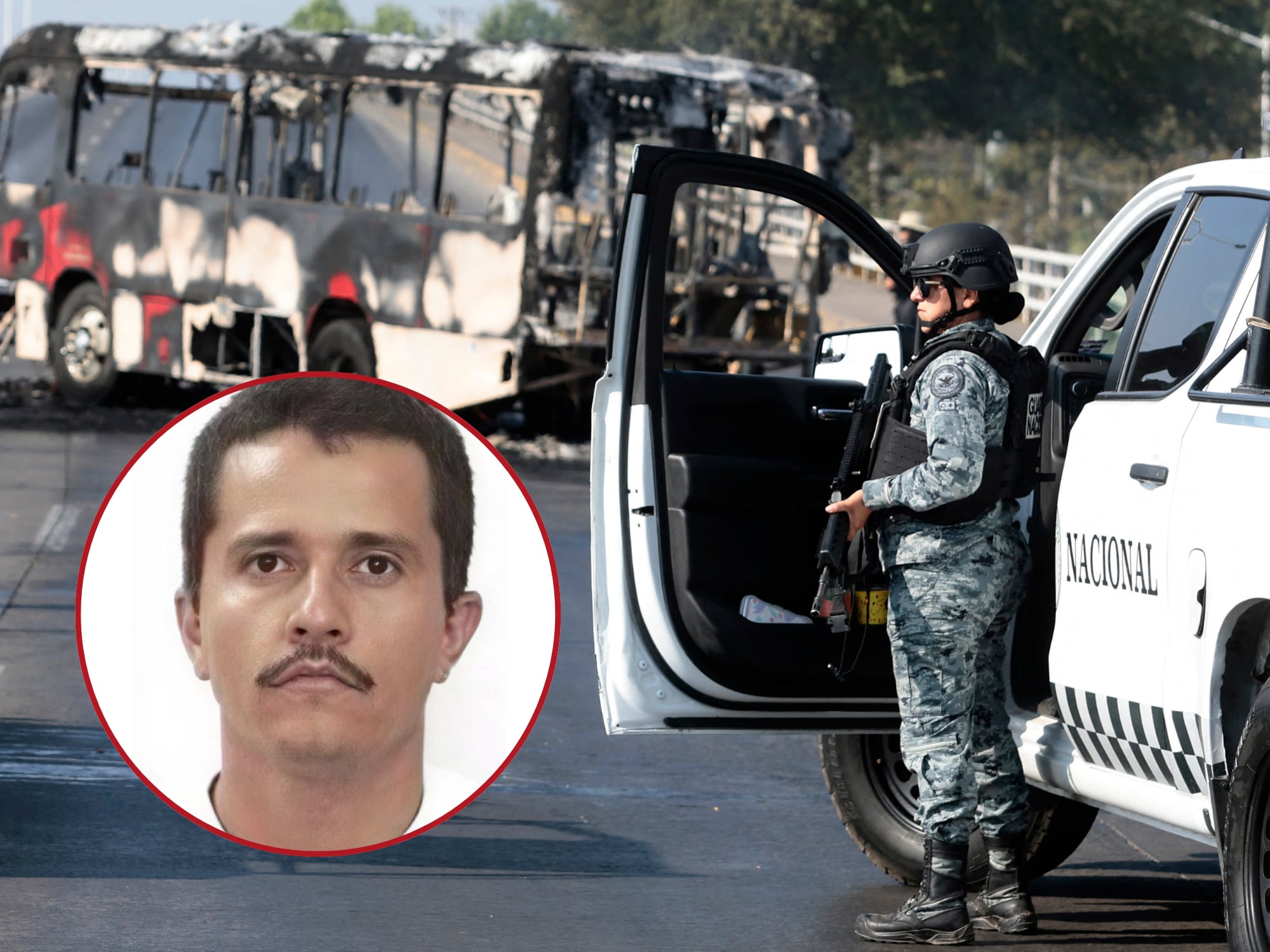 Violencia en México tras la muerte de alias 'El Mencho'. Fotos: Getty Images y EFE.
