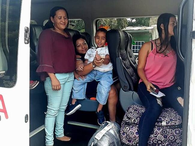 Gobernación de Bolívar atendió a niños que se salvaron del ELN en Aguachica