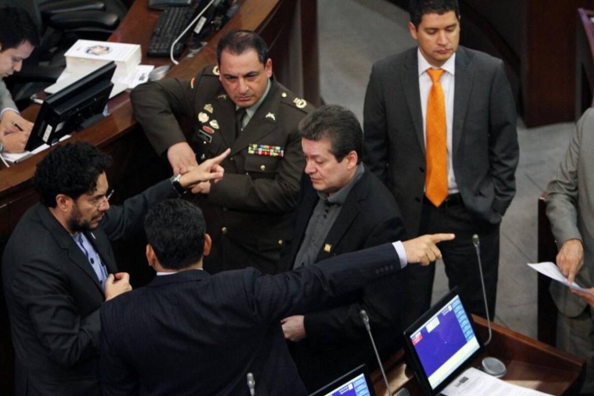 El senador del Polo Democrático Iván Cepeda fue el citante del debate en el Congreso donde pretende demostrar los nexos de Álvaro Uribe con ilegales.
