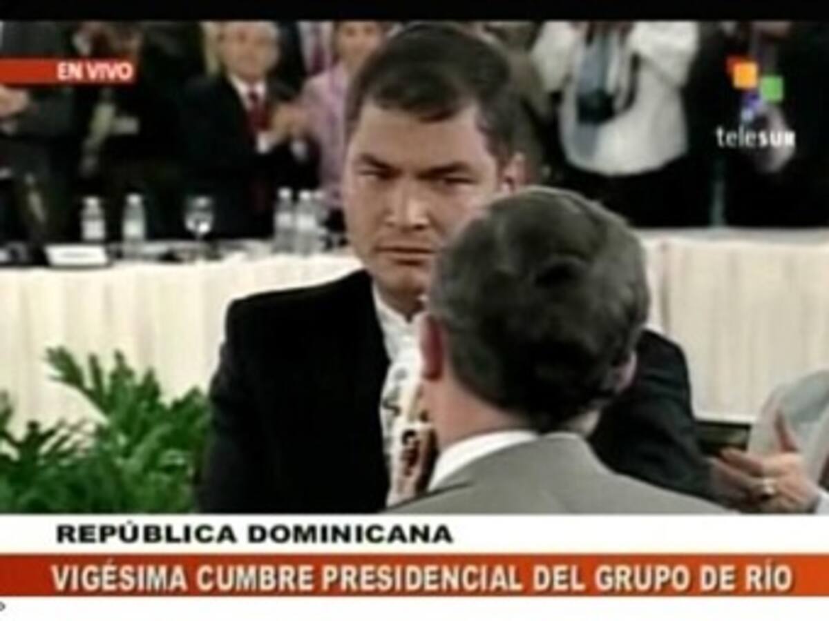 Rafael Correa: 'Jamás habrá ruptura de relaciones entre colombianos y ecuatorianos'