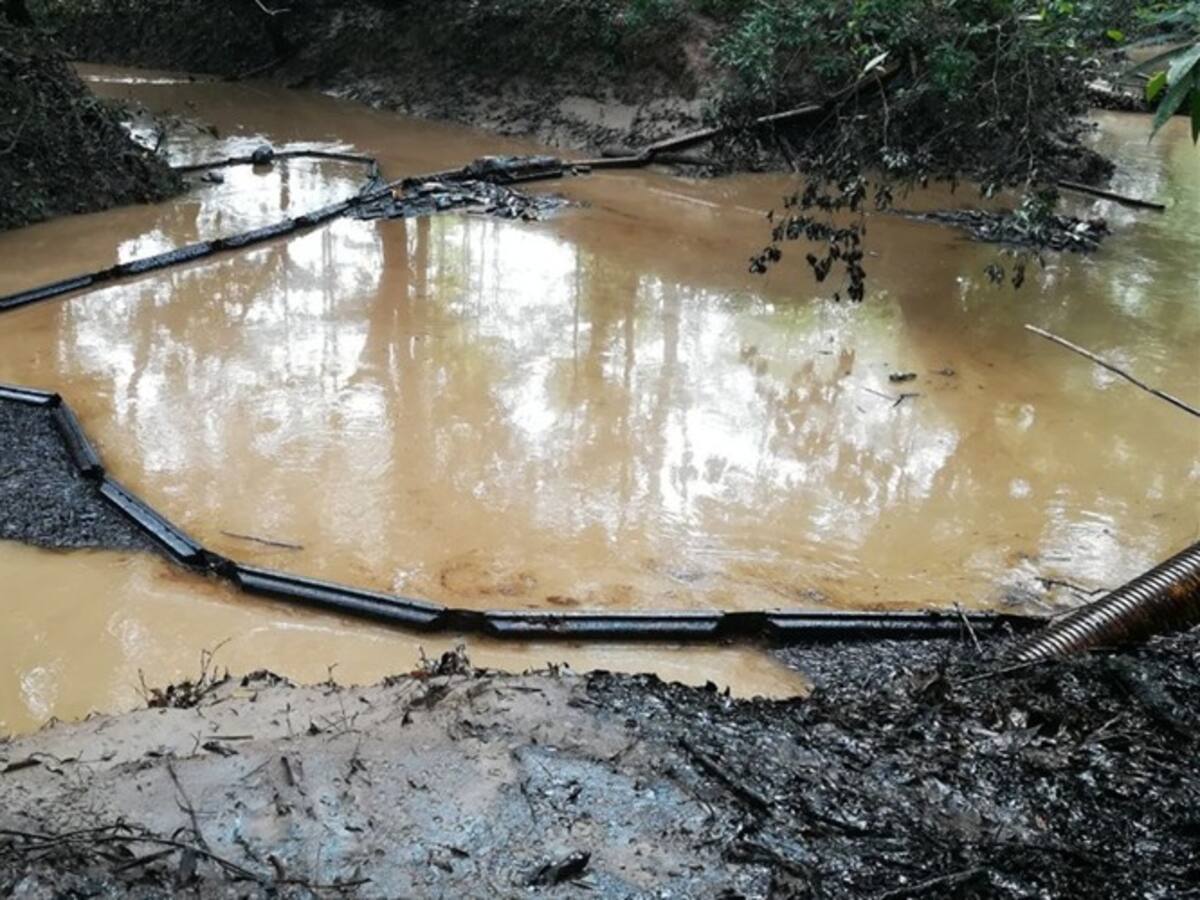 Ecopetrol ha sido incompetente en el manejo de la emergencia ambiental: Gob. de Santander