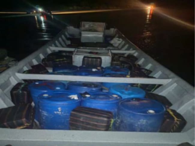 La Policía Nacional incautó el alcaloide que representa más de 125 millones de dólares en pérdidas económicas para la estructura criminal de alias 'Iván Mordisco'. Foto: Policía Nacional