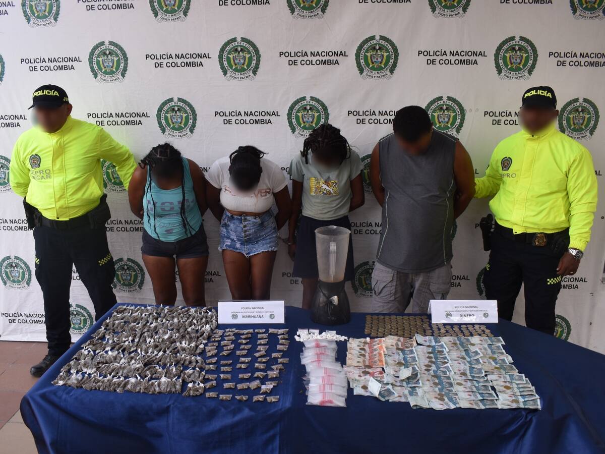 Desarticularon banda delincuencial que vendía más de 12 mil dosis de droga en barrio Flor del Campo