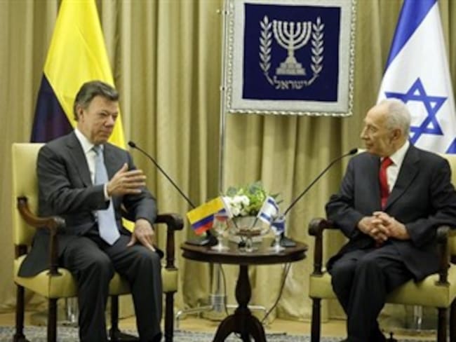 Presidentes de Colombia e Israel cierran las negociaciones para un TLC