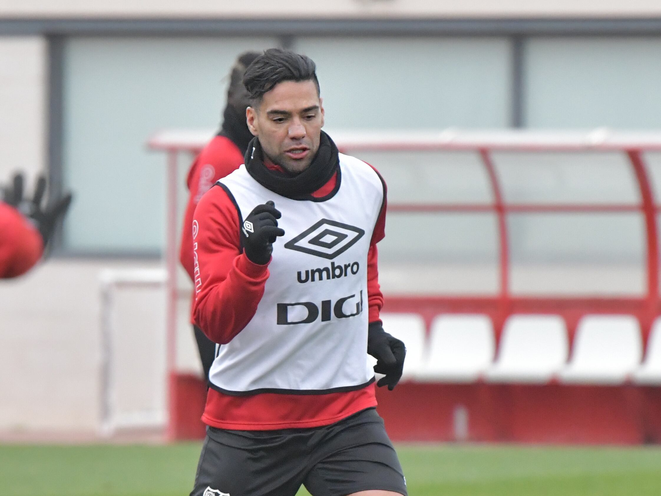 Falcao García, delantero del Rayo Vallecano / Twitter: @RayoVallecano