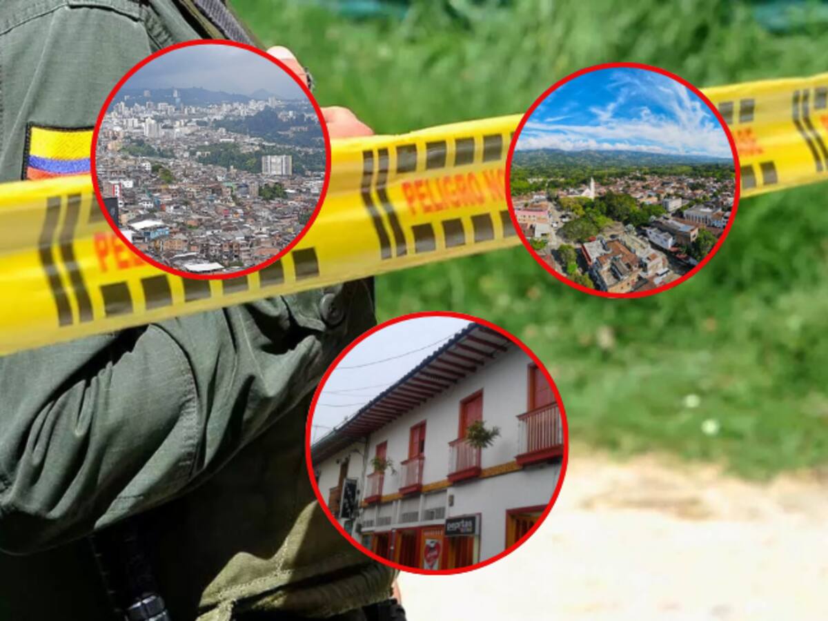 Tres hombres son asesinados en Caldas durante el fin de semana, autoridades investigan las causas