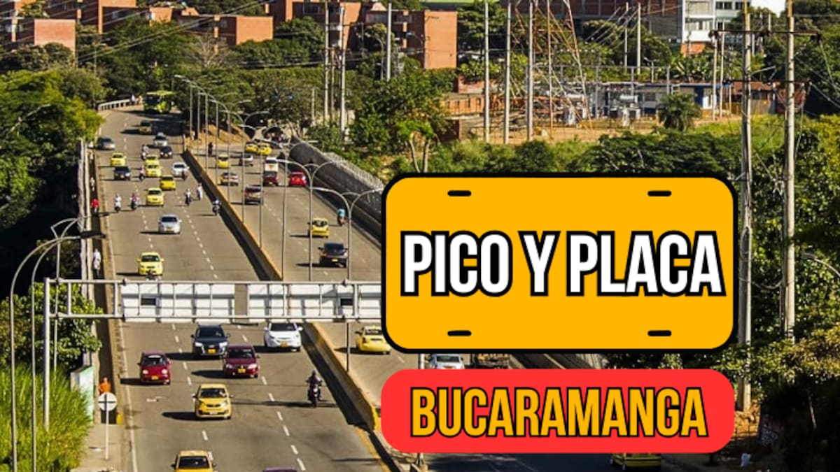 ¿Se levanta el pico y placa en Bucaramanga? Esto dice Tránsito