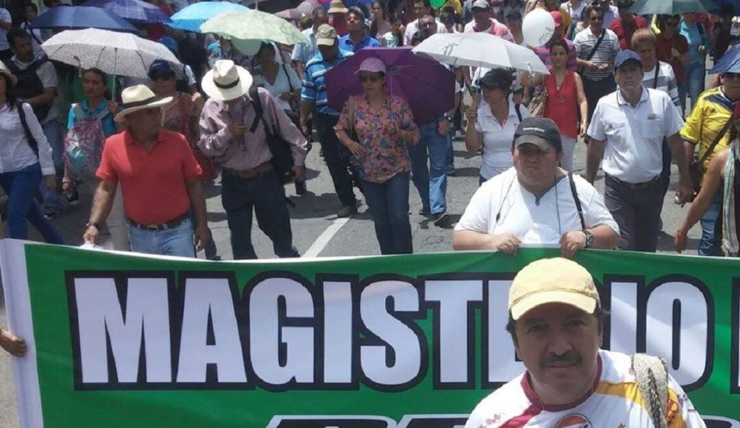 Movilización magisterio del Tolima