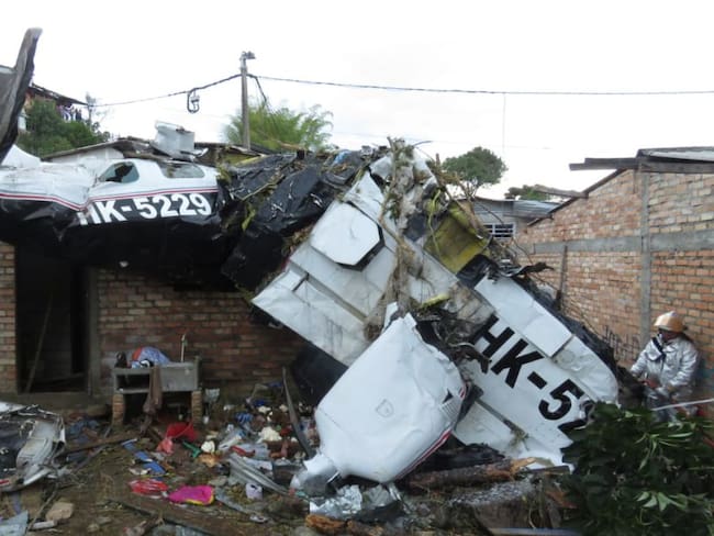 Faltan por rescatar dos de las víctimas del accidente aéreo en Popayán