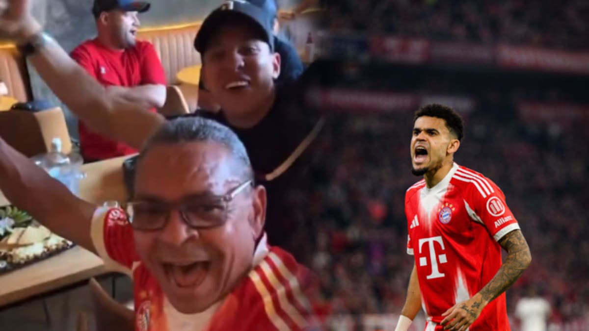 El orgullo de un padre: así celebró ‘Mane’ Díaz el gol de Luis Díaz en Champions