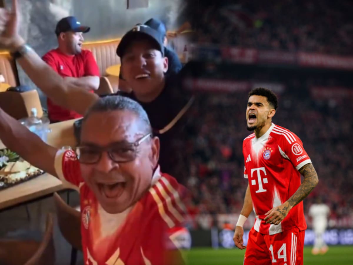 El orgullo de un padre: así celebró ‘Mane’ Díaz el gol de Luis Díaz en Champions