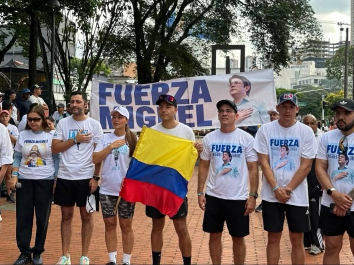 Medellín corrió por la vida del senador Miguel Uribe