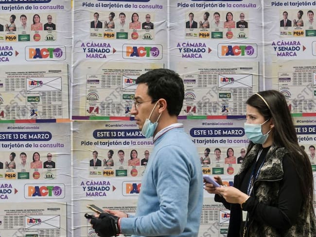 Publicidad para las elecciones en Colombia