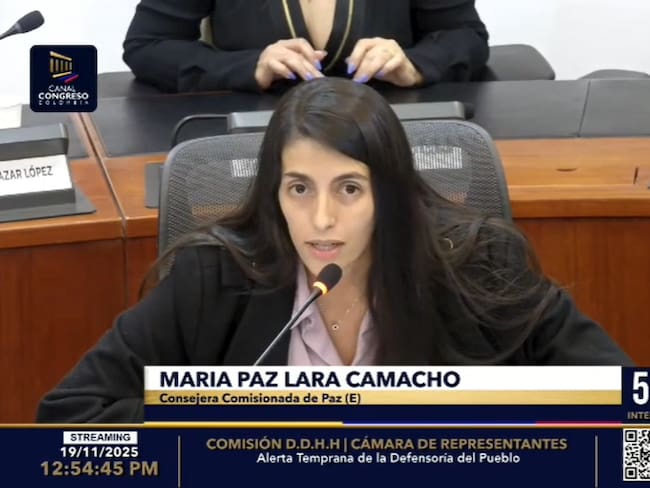 Intervención de María Paz Lara Camacho ante la Comisión de DDHH de la Cámara de Representantes