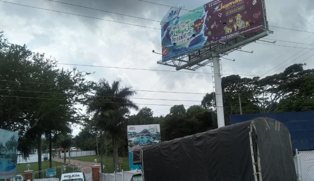 Lugar donde se iba a realizar el Jamming Festival en Ibagué