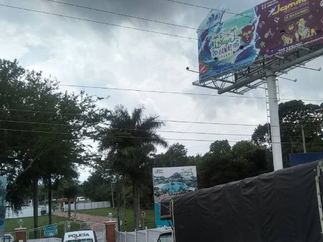 Lugar donde se iba a realizar el Jamming Festival en Ibagué