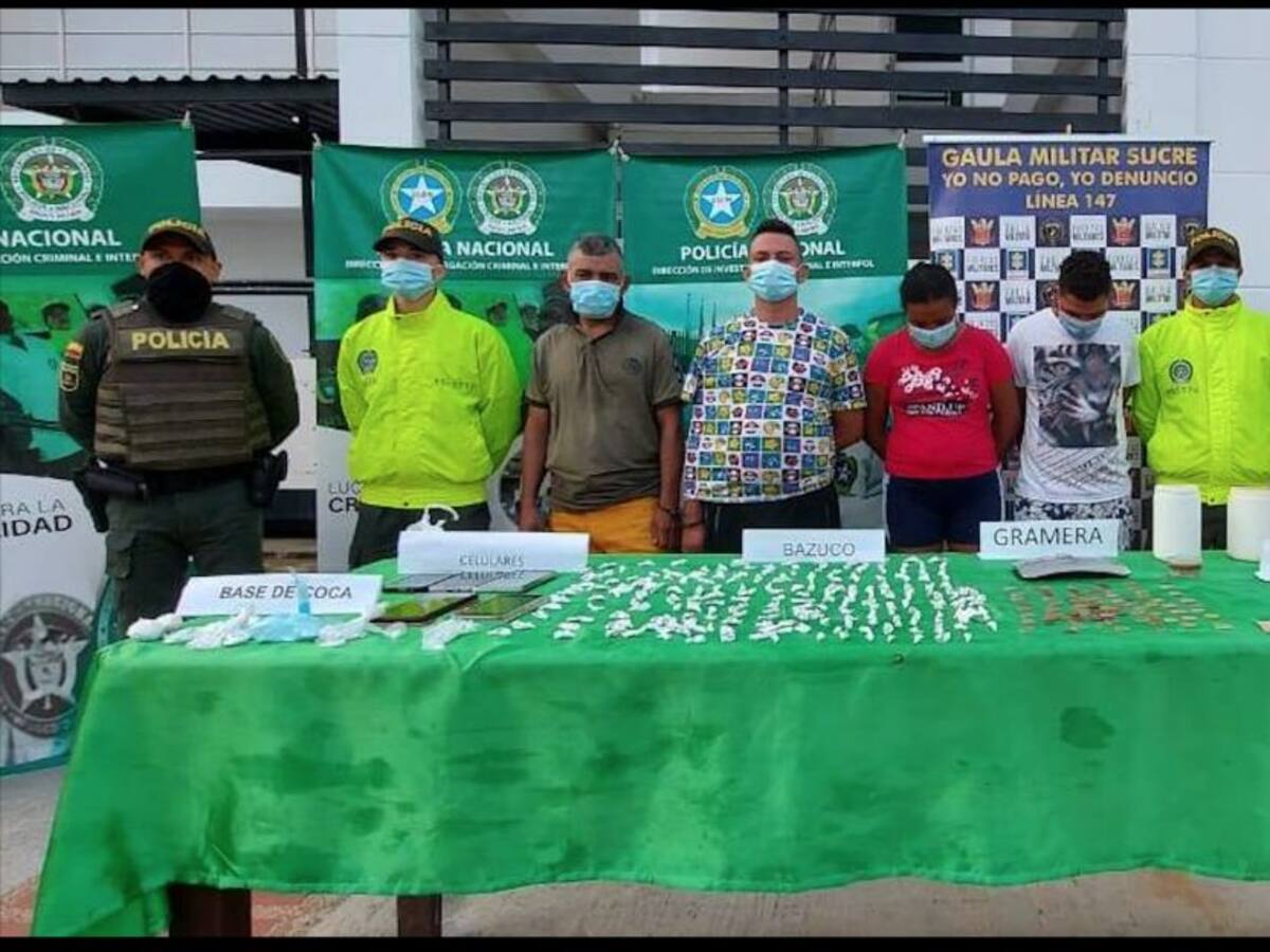 Desarticulan banda que vendía estupefacientes en entornos escolares