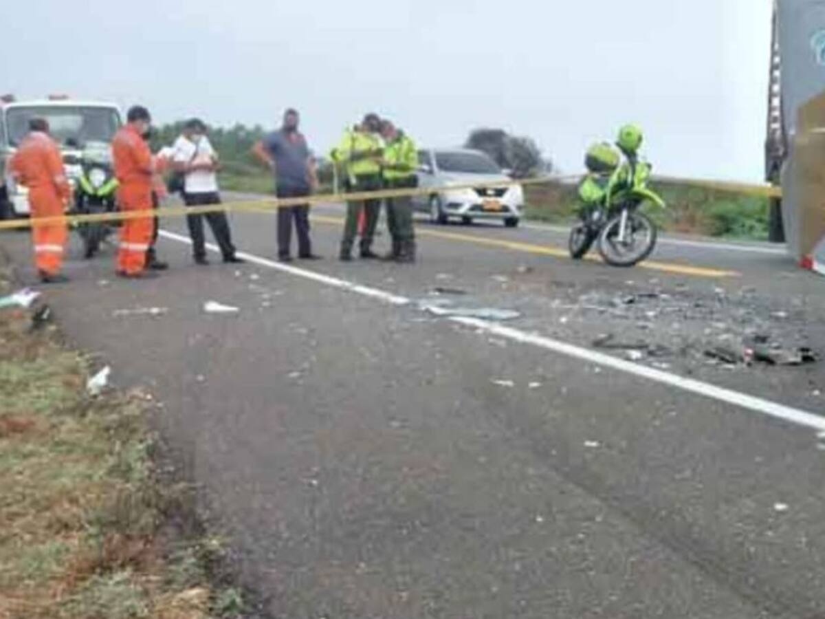 Un muerto y dos heridos por accidente en carretera Barranquilla - Ciénaga