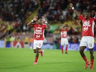 Emerson Rodríguez luego del golazo en el clásico Santa Fe vs Millonarios: “Ni yo me lo creo” / Colprensa