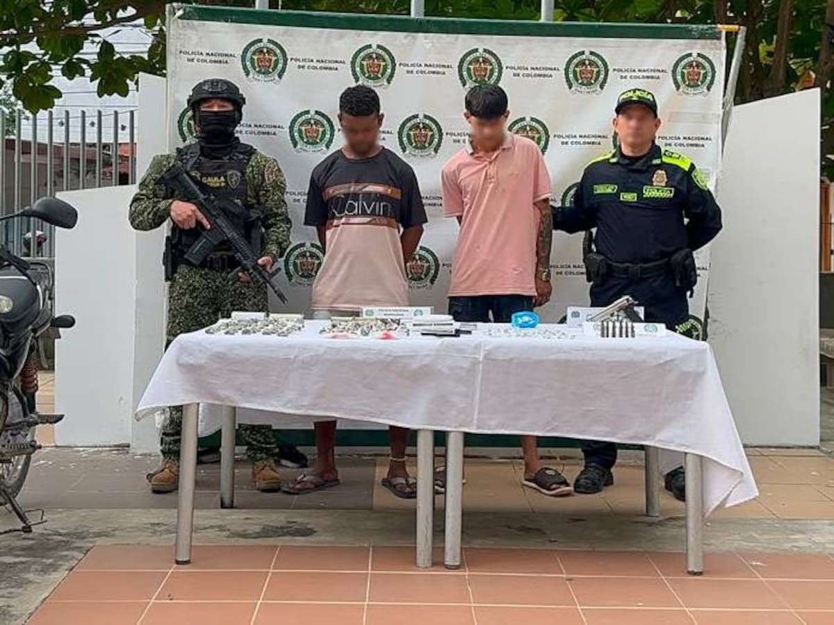 Policía reporta dos capturas, una aprehensión, armas y estupefacientes incautados en Cartagena