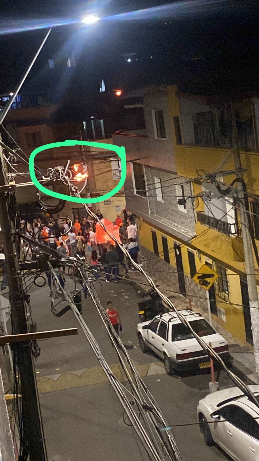 Lanzamiento de globos por el político- foto cortesía