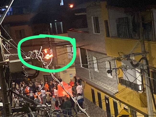 Lanzamiento de globos por el político- foto cortesía