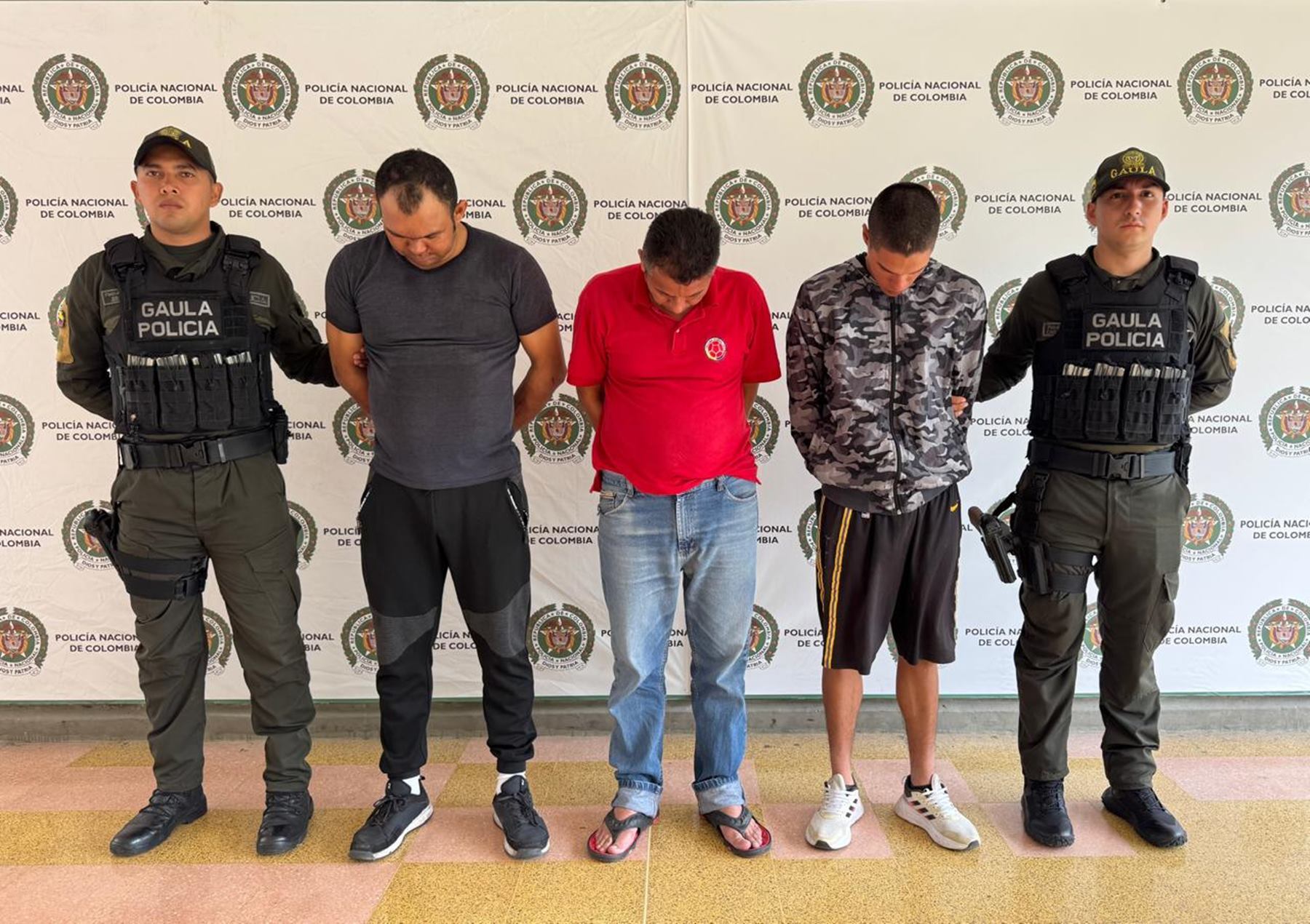 Capturados en Ibagué ´Los Fintas´