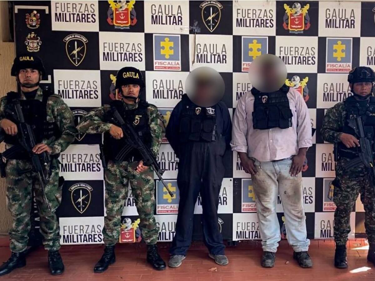 Rescate en Córdoba: uniformados del Ejército Nacional liberan a dos secuestrados