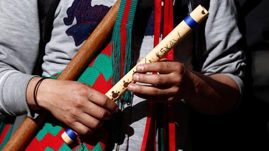 Indígenas del Cauca denunciaron que el Gobierno Nacional una vez más incumplió los acuerdos que se firmaron en el marco de una protesta en Monterilla. Foto: Colprensa